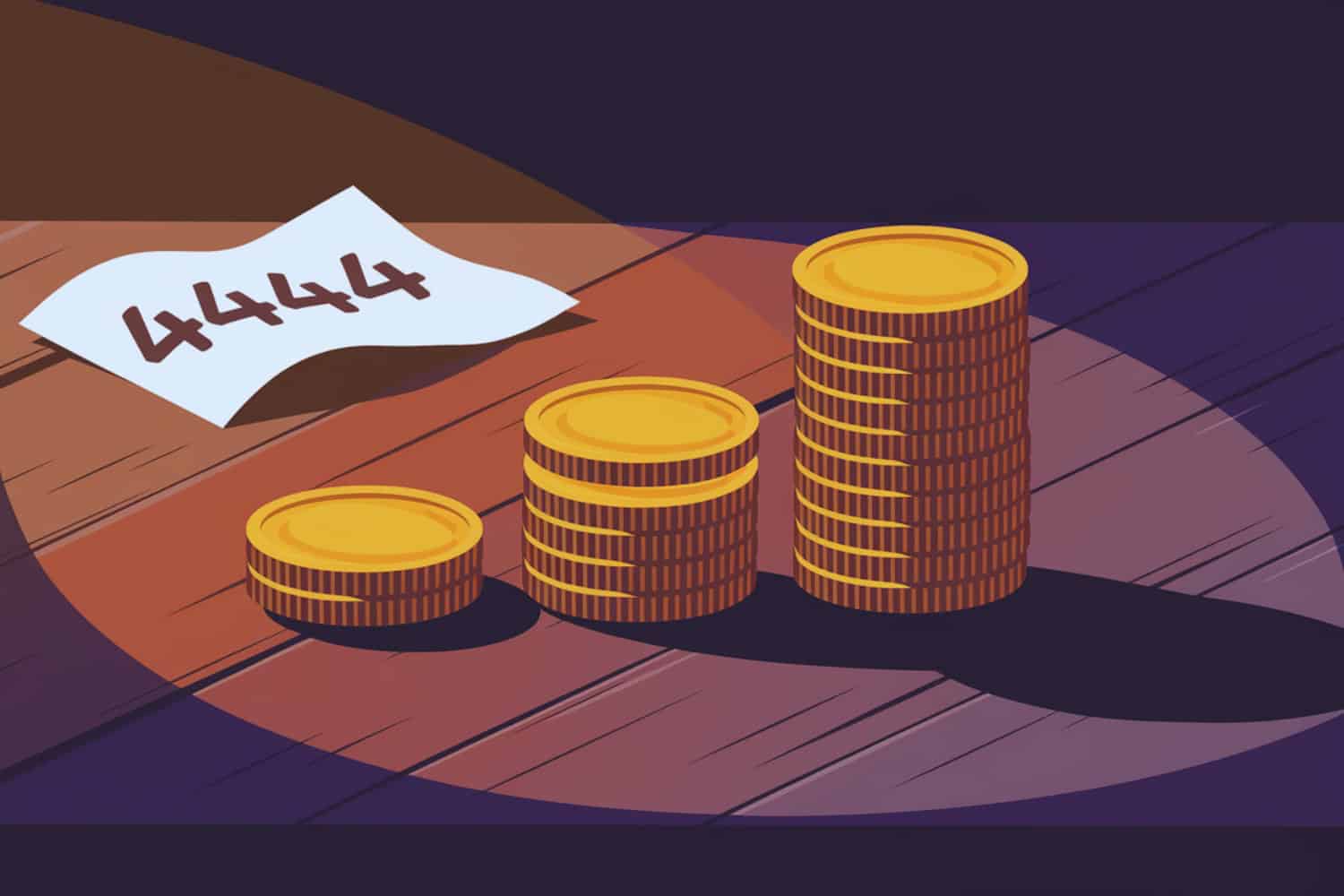 4444 angel number money